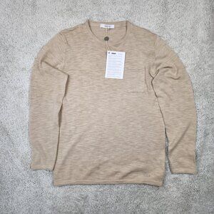 HAMAKI-HO Long Sleeve Shirt Size XL New With Tags NWT Beige Casual Soft Light US